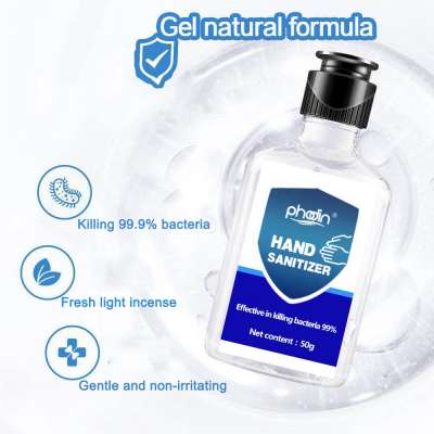 MSDS, CE,50ML,100ML,500ML hand sanitizer Wash-Free Portable, Hand wash Gel with 75% Alcohol